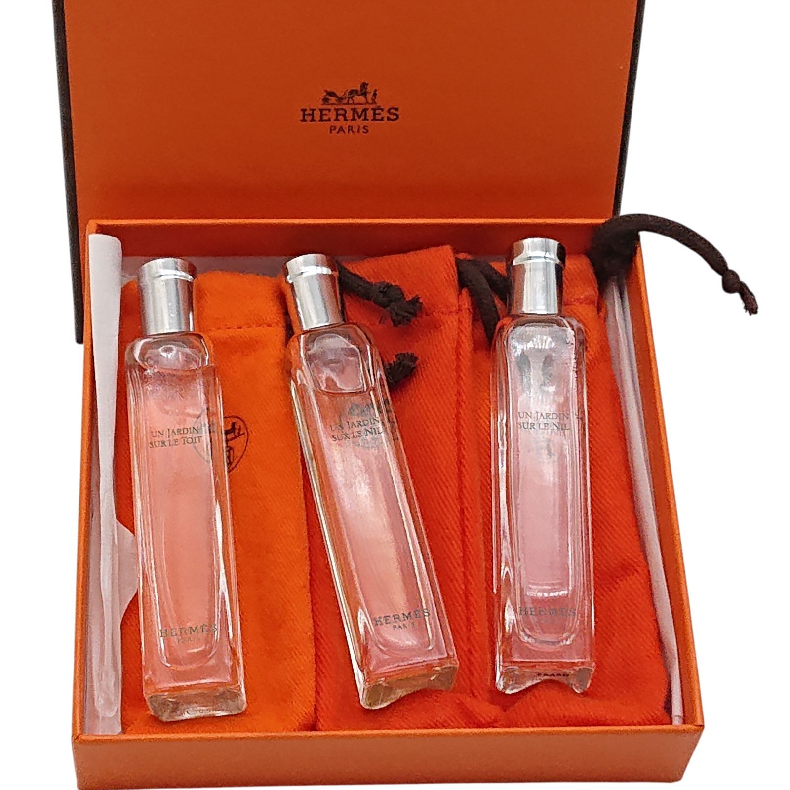 HERMES エルメス 香水 屋根の上の庭 ナイルの庭 箱 15ml - メルカリ