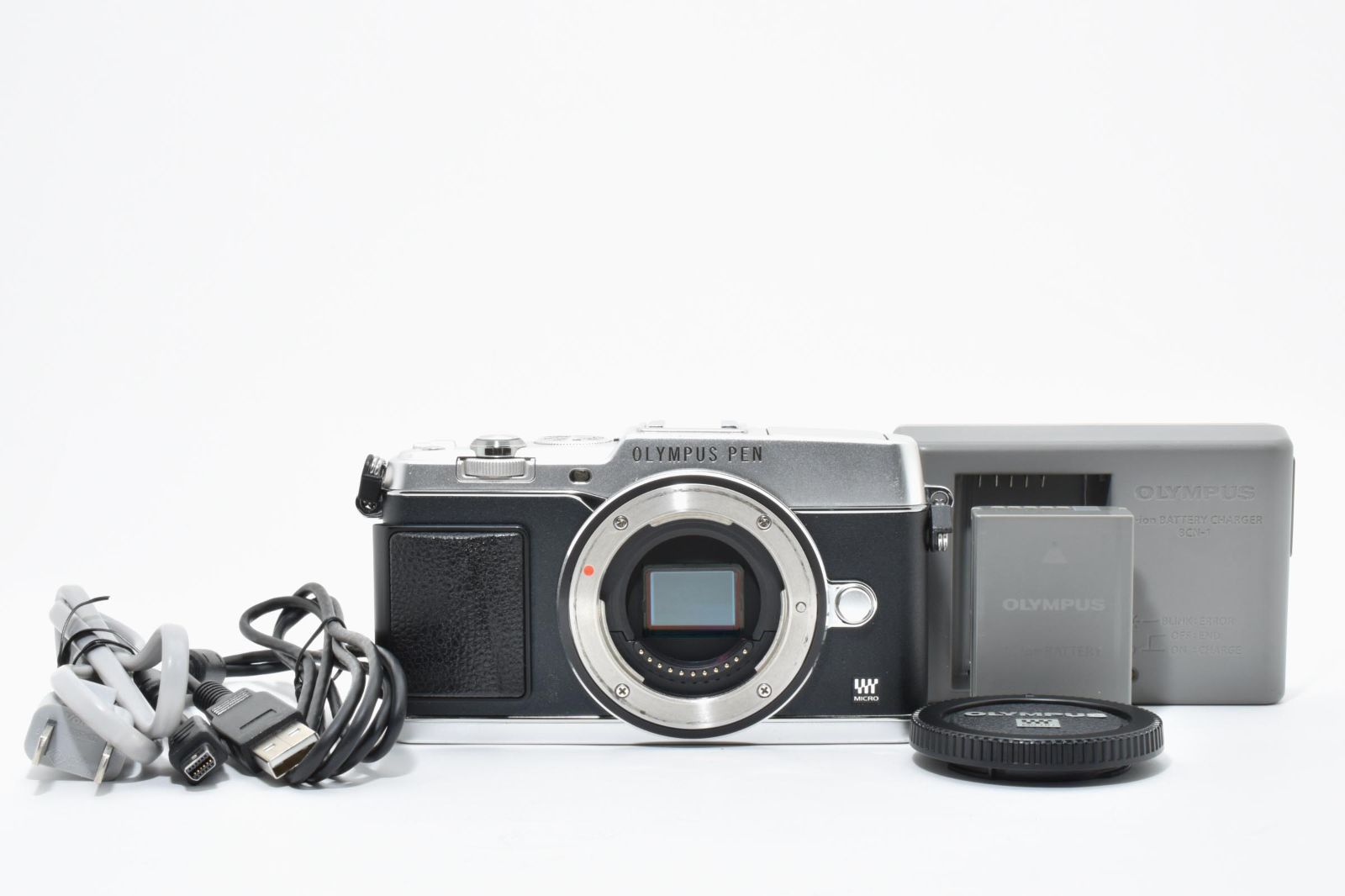 ☆極上☆ オリンパス OLYMPUS PEN E-P5 ボディ シルバー 《ショット数