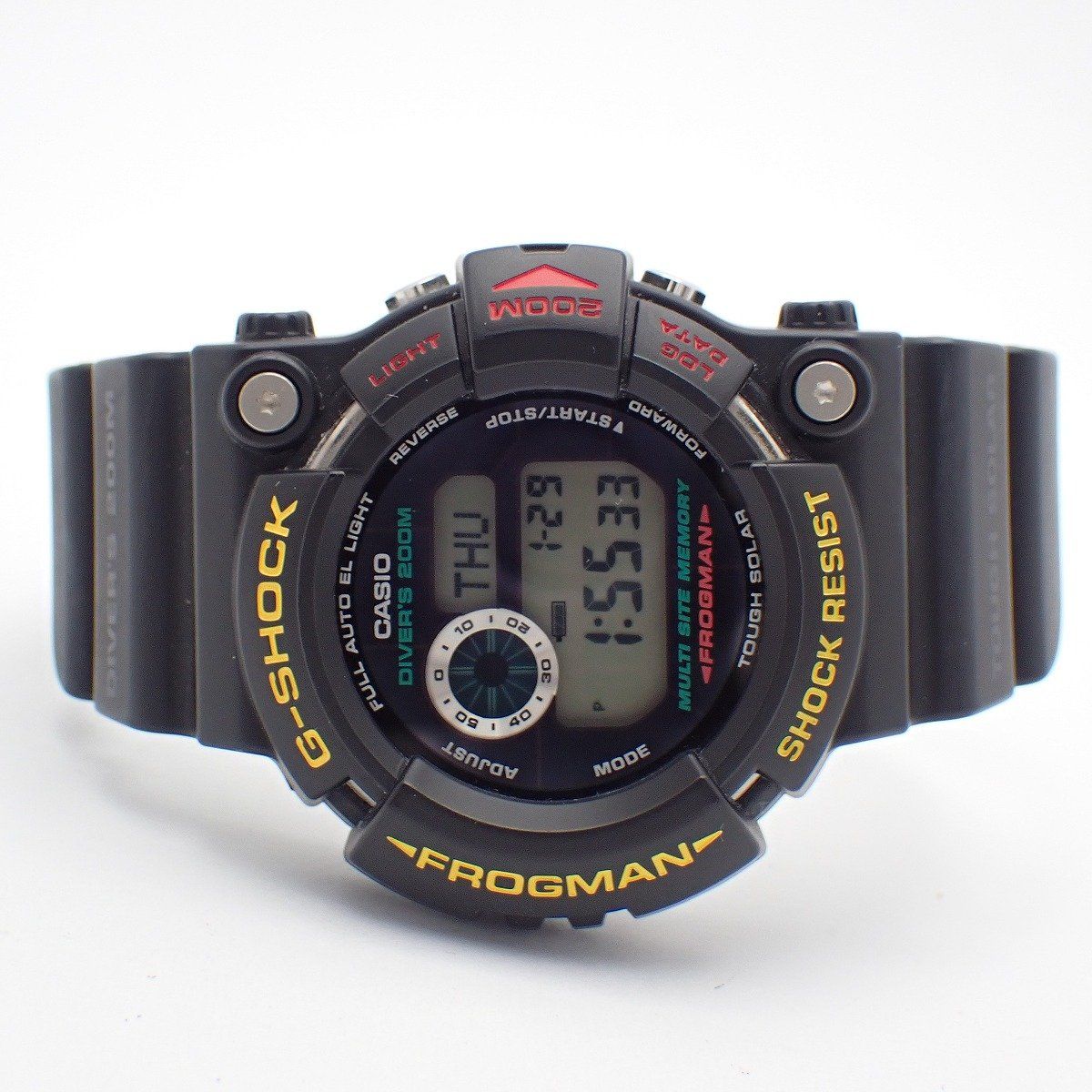 カシオ G-SHOCK フロッグマン タフソーラー メンズ 腕時計 純正樹脂