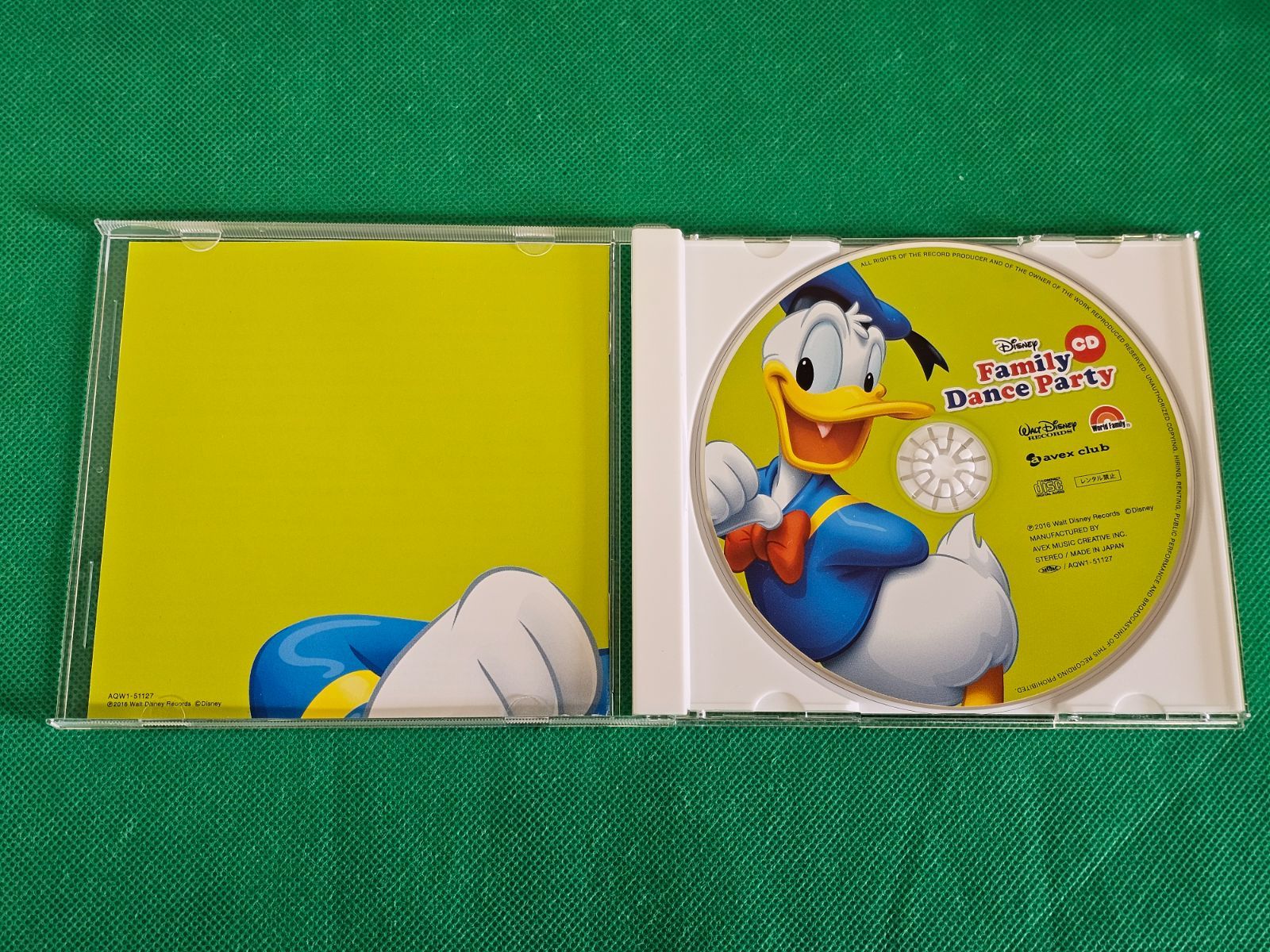 W7-39】◇ディスク欠品あり Disney Family Dance Party DVD1枚+CD1枚