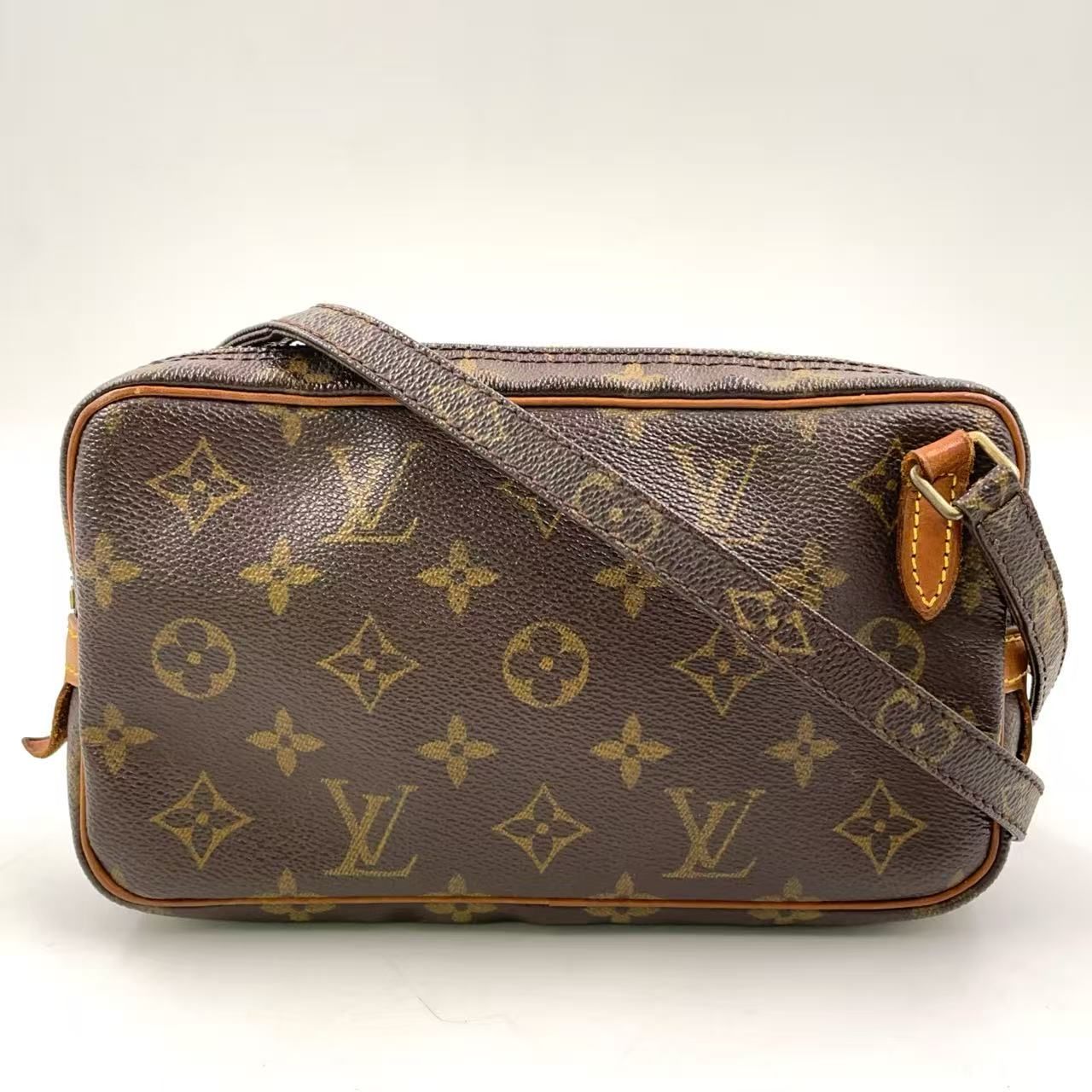LOUIS VUITTON マルリーバンドリエール モノグラム モノグラム レザー