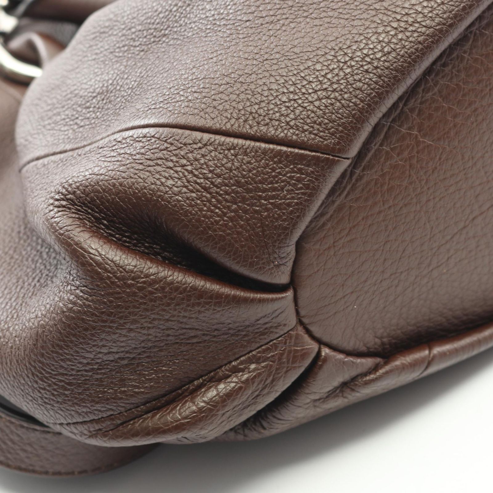 セリーヌ CELINE ショルダーバッグ ピロー スモール ブラウン レザー