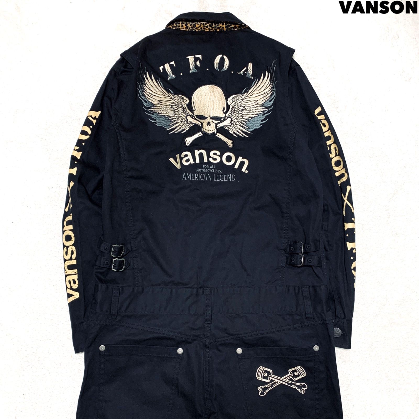 VANSON × 武装戦線 つなぎ オールインワン T.F.O.A CROWS クローズ