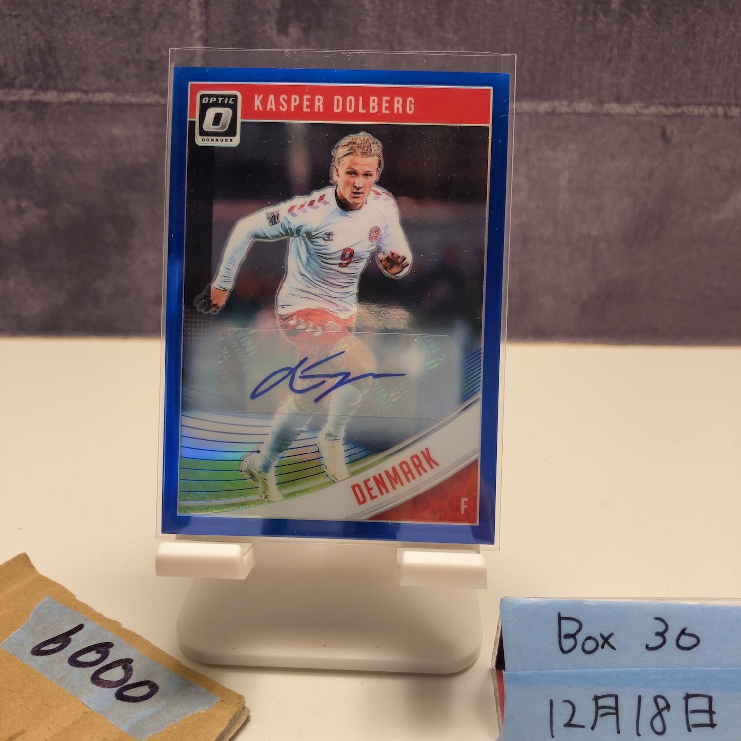2018 Panini Donruss Optic Kasper Dolberg 15/99 直筆サインカード