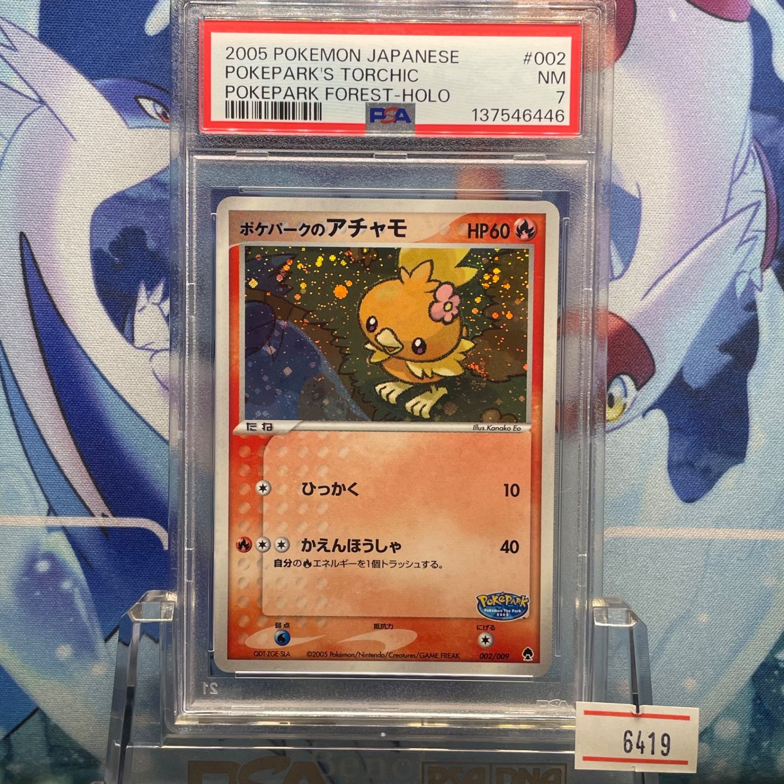 PSA7 ポケパークのアチャモ PCG ポケパークプレミアムファイル