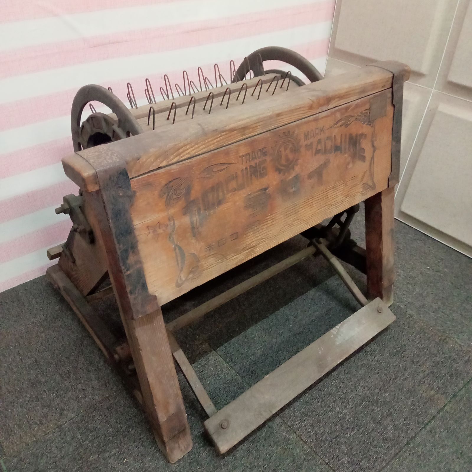 ダイヤモンド 脱穀機 昭和レトロ アンティーク ダイヤモンド 脱穀機