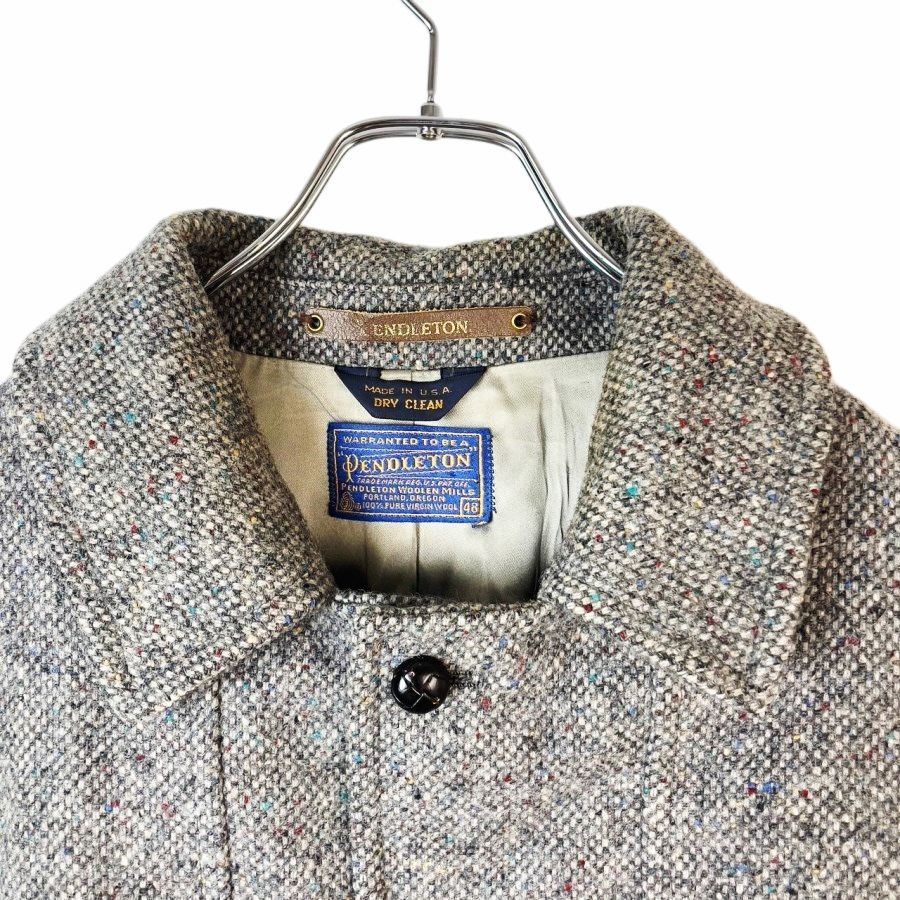 70s80sペンドルトンPendletonステンカラーウールコートジャケット