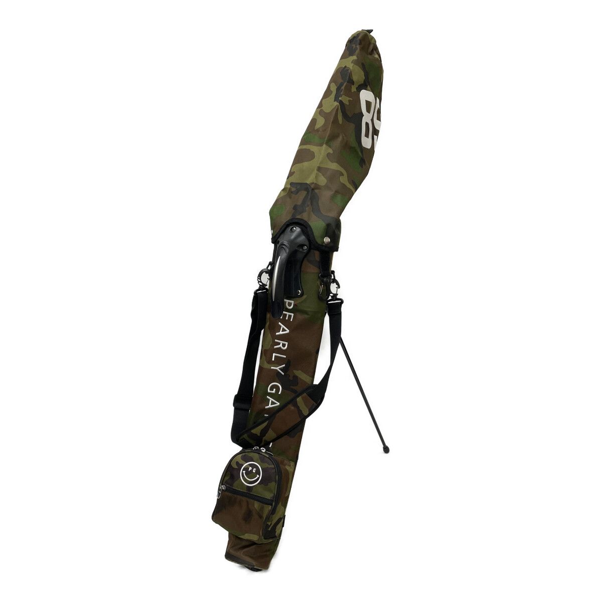 中古 パーリーゲイツ PEARLY GATES セルフスタンドバッグ 迷彩