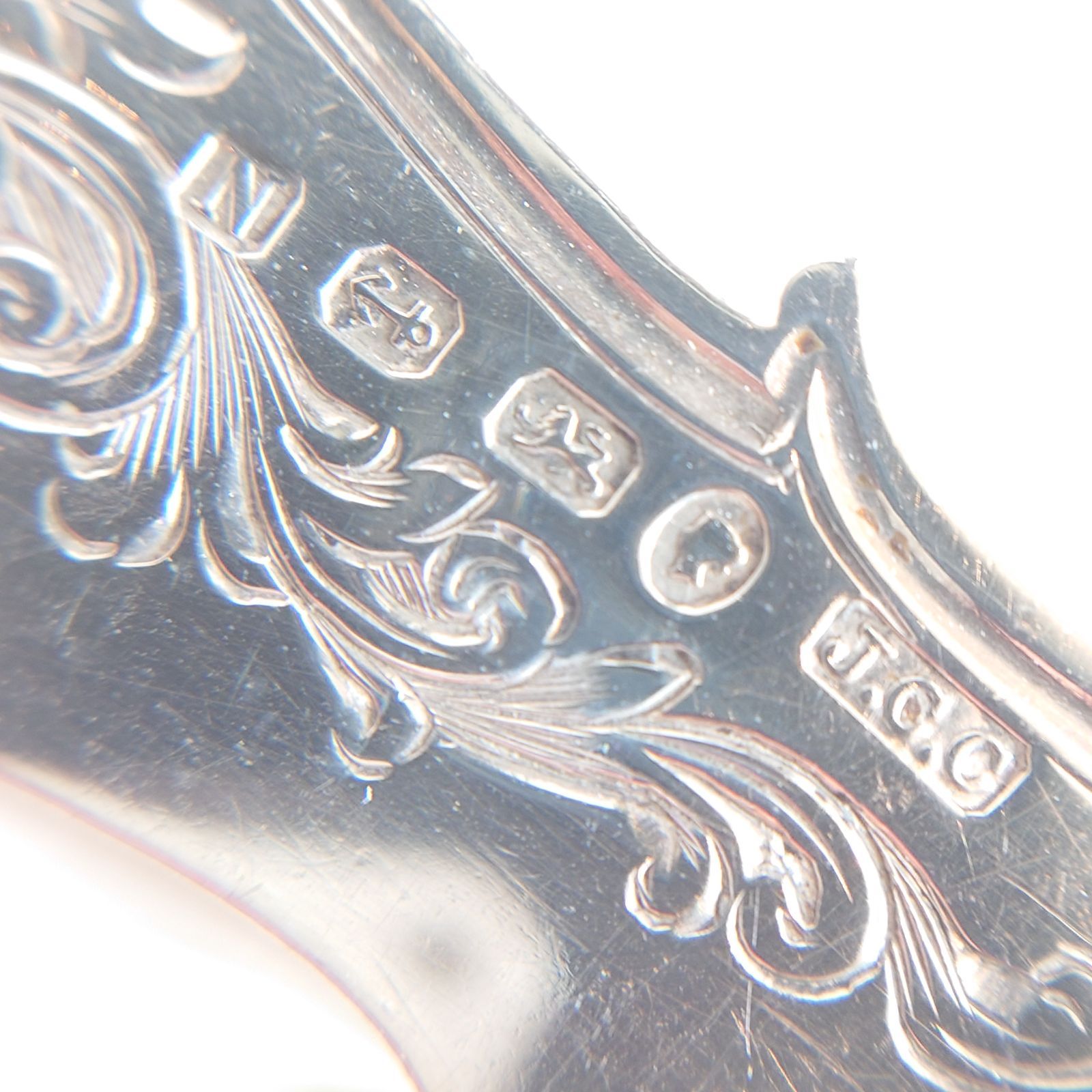 白蝶貝 マザーオブパール バターナイフ 純銀 イギリス アンティーク