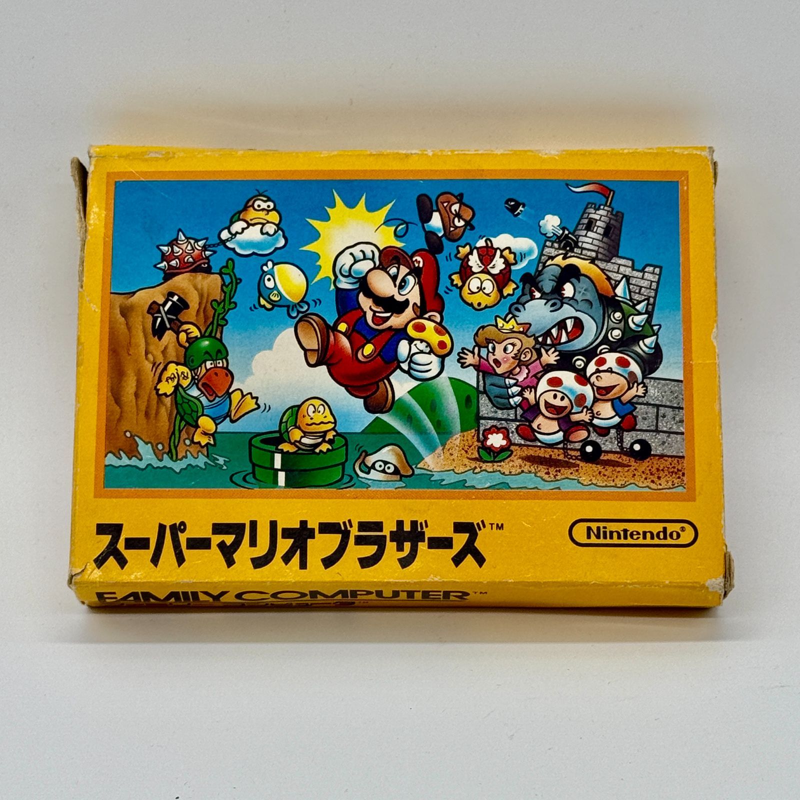 スーパーマリオブラザーズ ファミコンカセット ソフト FC 初期版 元箱
