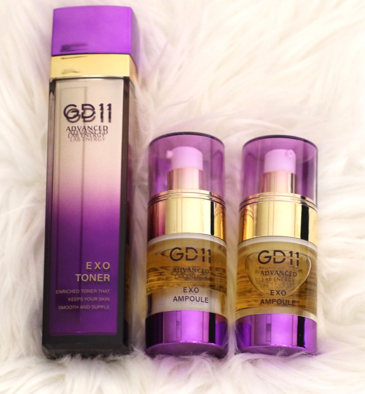 GD11プレミアムラボ アドバンスEXOトナー 内容量130ml中約9割程残っ