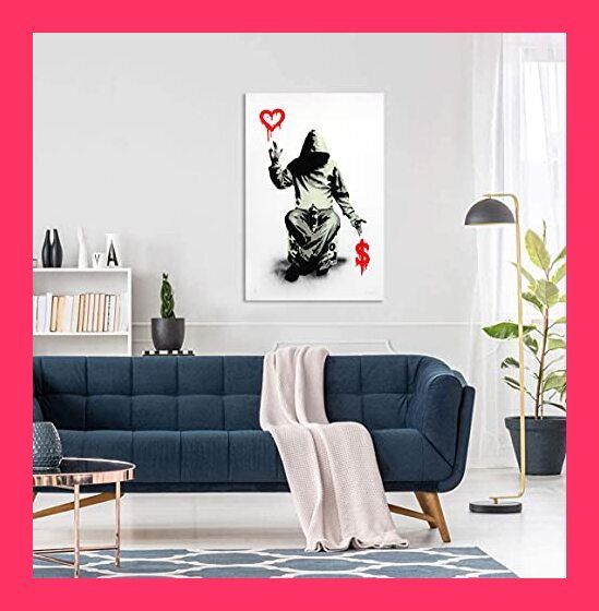 Banksy バンクシー 愛とお金 ポスター アートパネル 絵画 写真 アート