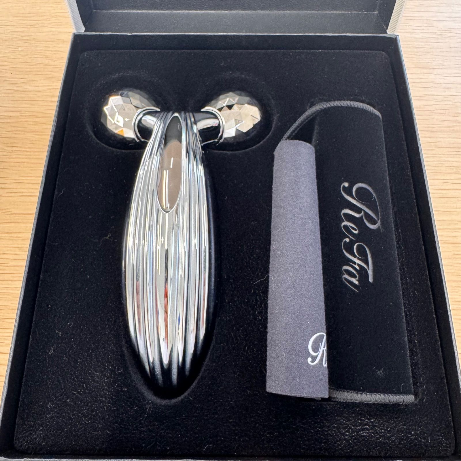 極美品】 ReFa リファカラットレイフェイス 美顔ローラー シルバー