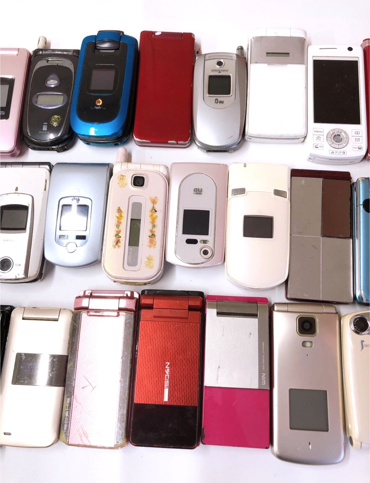 1407-1595】 携帯電話 大量おまとめ 41点 約3.5kg 未選別 ジャンク品