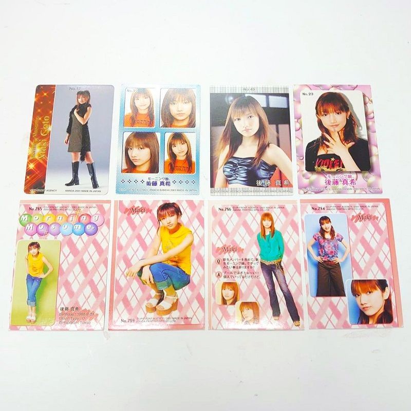 カード 後藤真希 （モーニング娘。） トレカサイズ 8枚 ／ 平成