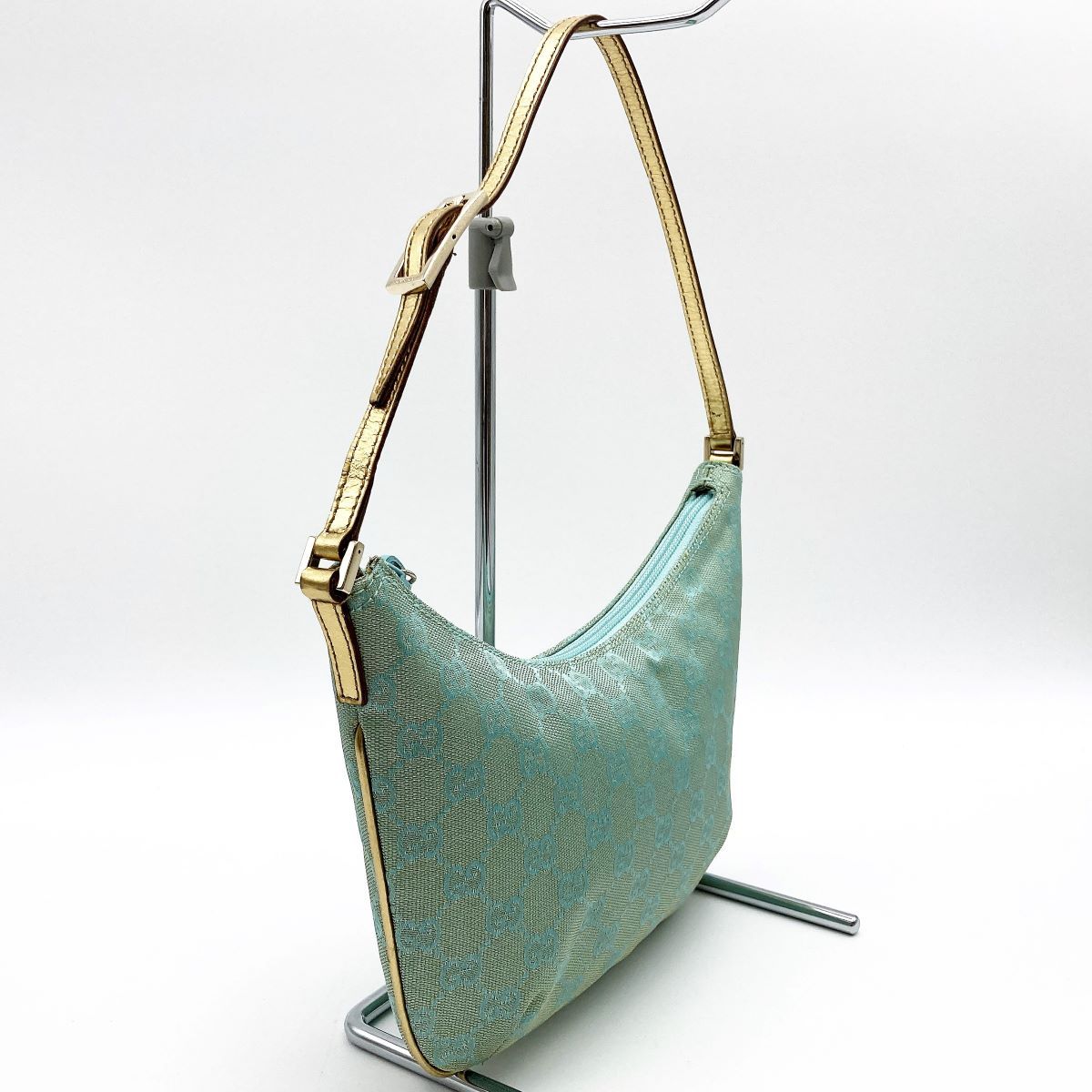 美品 GUCCI グッチ GG柄 ホーボーバッグ ショルダーバッグ 肩掛け