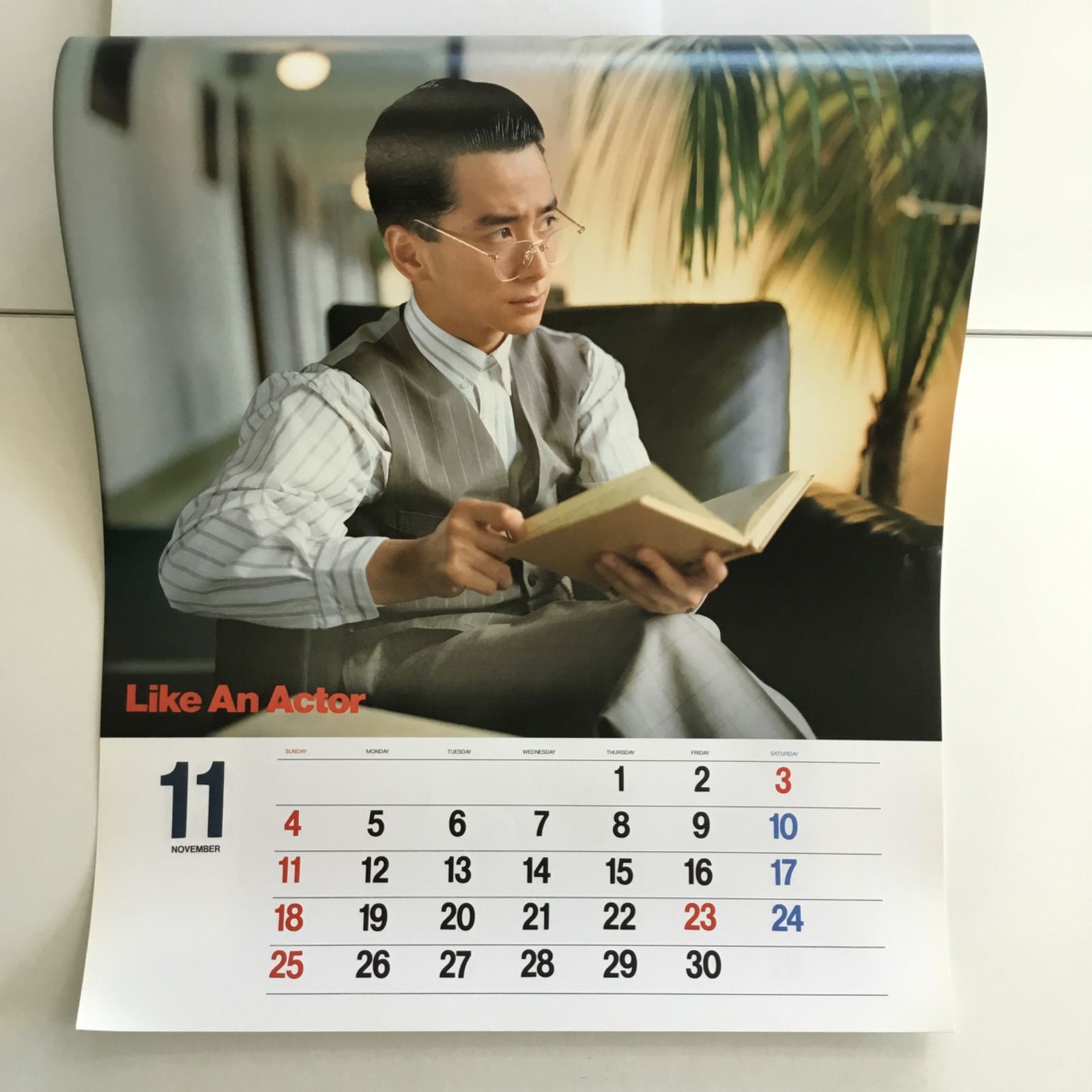 錦織一清 1990年カレンダー＆ダイアリーノートセット（Duet特別編集