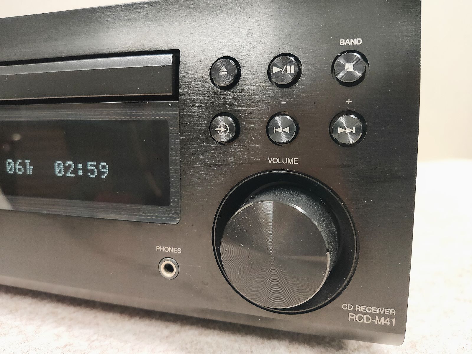 ディスクリートアンプ搭載Bluetooth®対応CDレシーバーRCD-M41黒 Amazon