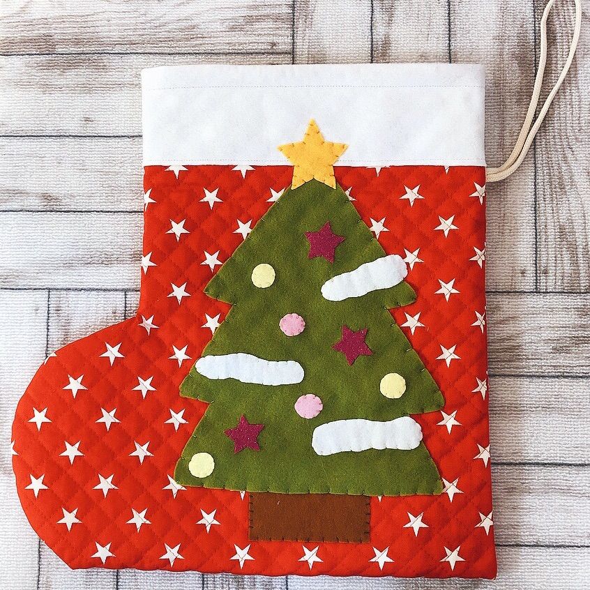 クリスマスブーツ ハンドメイド 保育園指定サイズ サンタブーツ - メルカリ