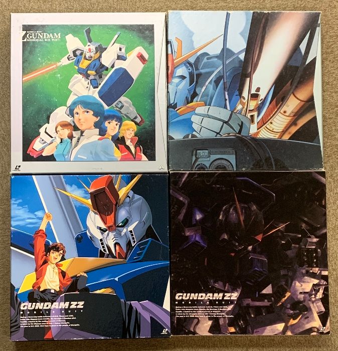 LD アニメ Zガンダム ZZガンダム LD-BOX まとめて 4巻 セット バンダイ