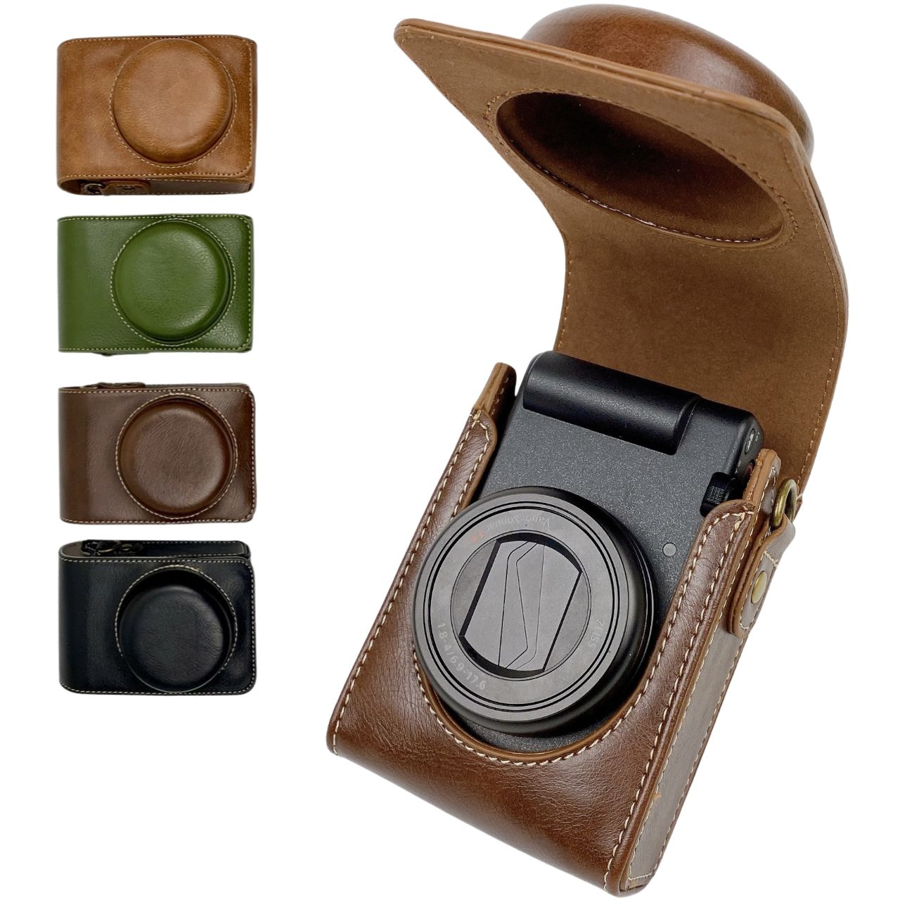 カメラケース SONY (ソニー) VLOGCAM ZV-1 / ZV-1F / ZV-1II用 レトロ