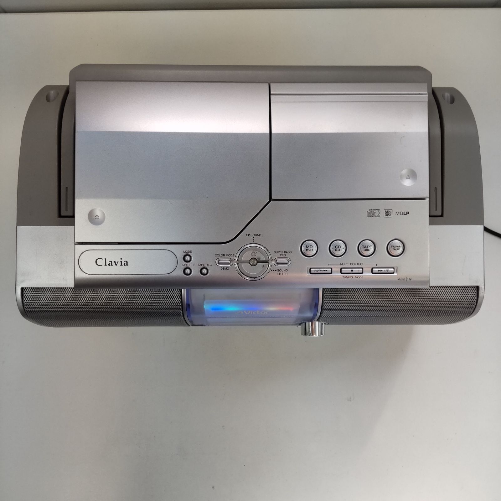 VICTOR ビクター CD MD ラジカセ Clavia クラビア RC-L1MD-S 2005年製