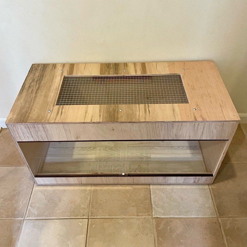 広葉樹板仕様 ハリネズミ針葉樹アレルギー対策 木製ケージ 爬虫類