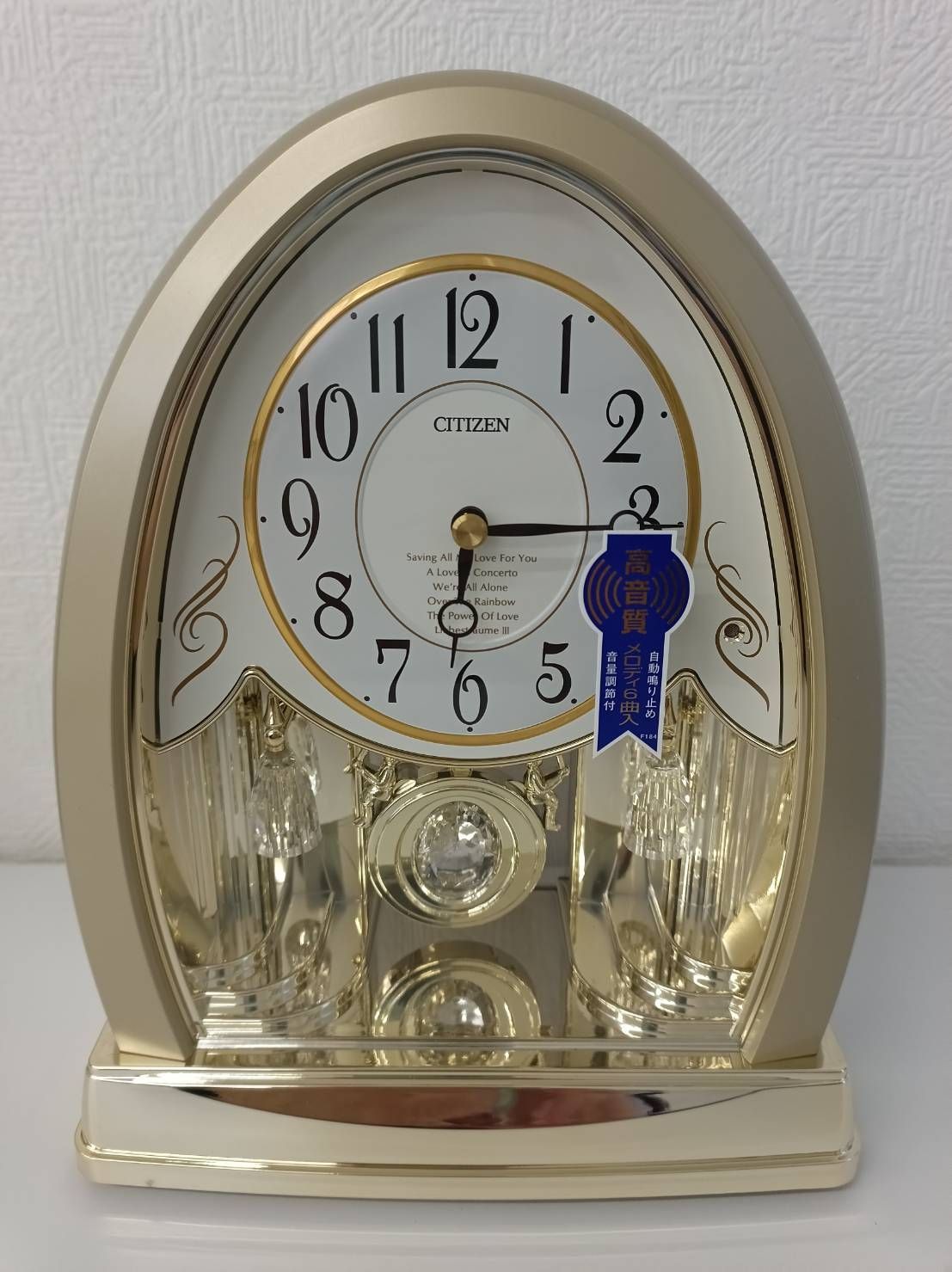 新品】シチズン citizen ジョイア 置時計 金色 メタリック - メルカリ