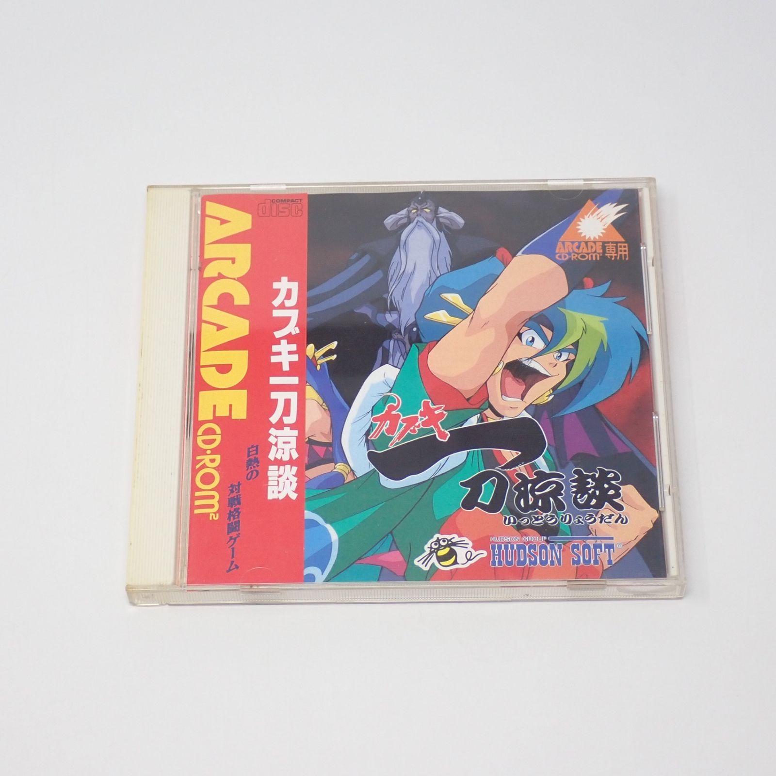 PCエンジン カブキ一刀涼談 ハガキ付き カブキ一刀涼談 ケース・解説書