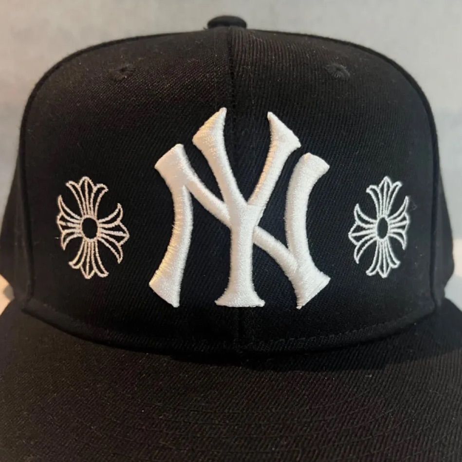 クロムハーツ ヤンキース カスタム キャップ Yankees chrome hearts