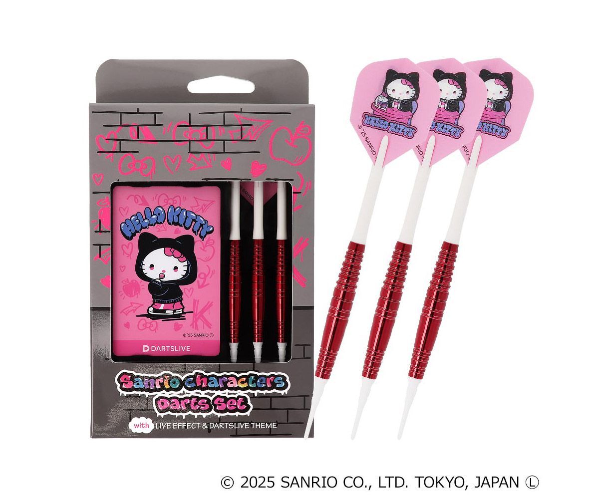 全国送料無料】Sanrio characters ダーツセット with DARTSLIVE CARD