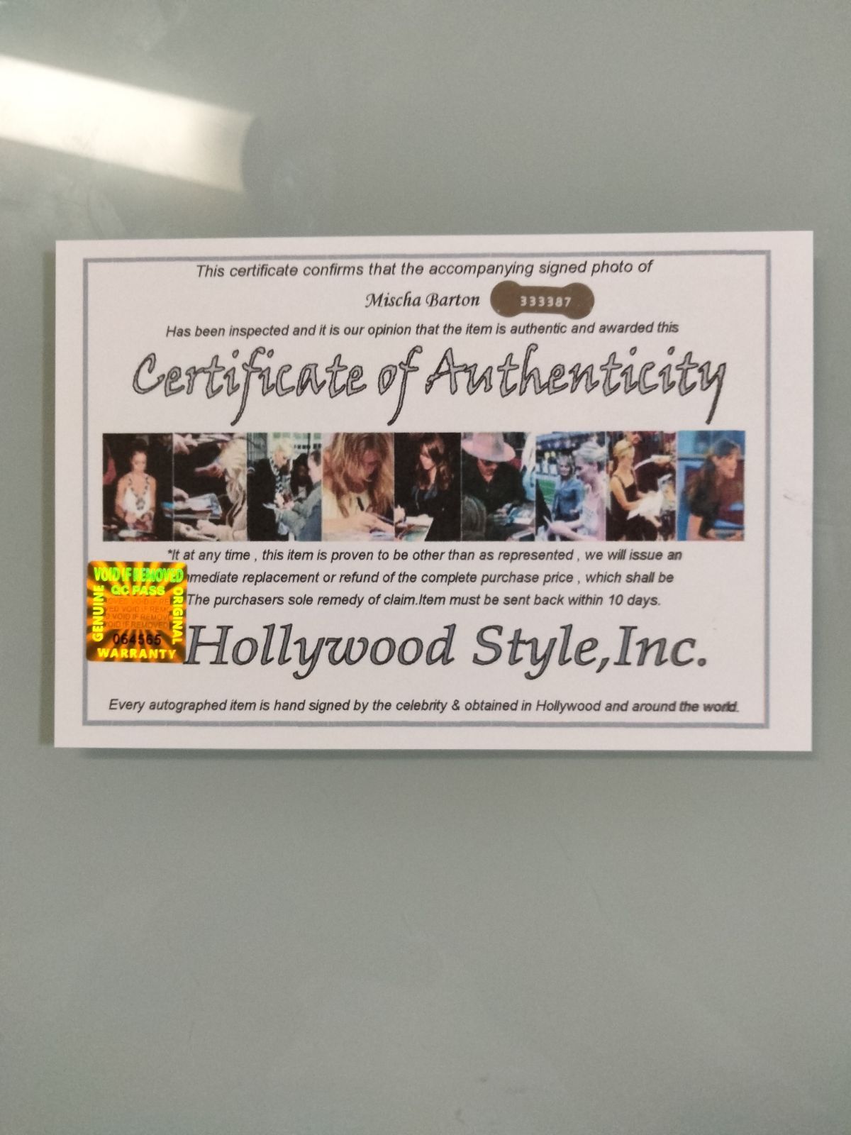 ミーシャ・バートン直筆サイン入り2Lサイズ写真…Mischa Barton - メルカリ