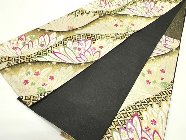 平和屋着物 平和屋着物○六通柄袋帯 唐織 葡萄蔦の葉