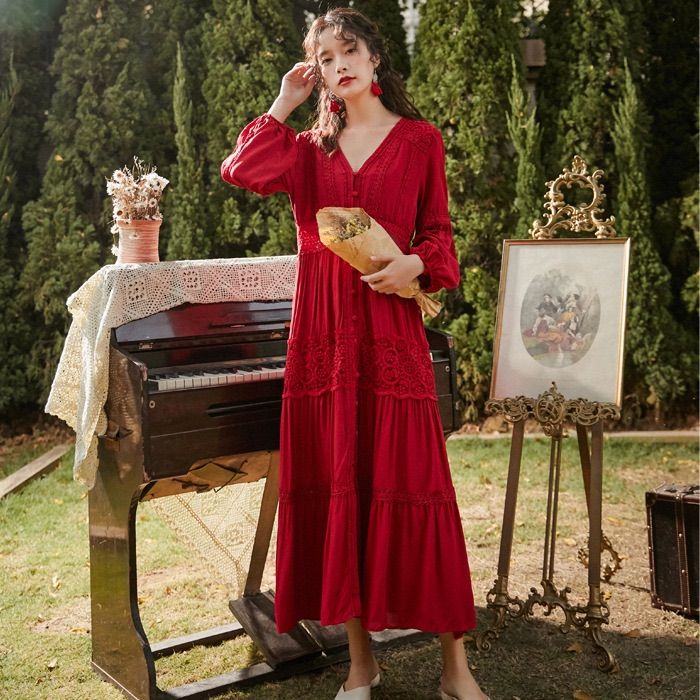 大きいサイズ レディースワンピース ワンピース ワンピ 赤ワンピース