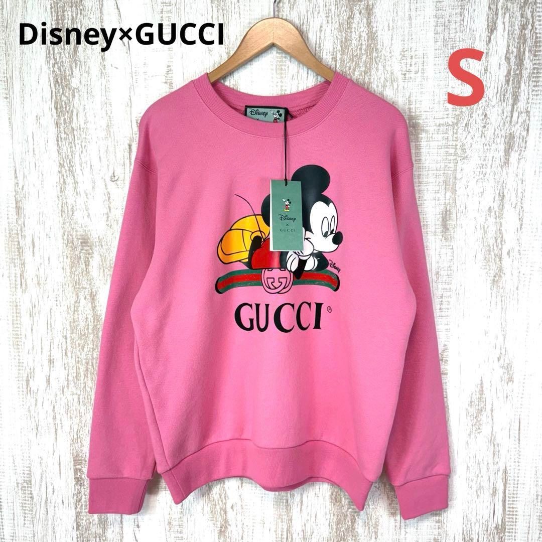 新品未使用 Disney × GUCCI ディズニー グッチ コラボ ミッキー ロゴ