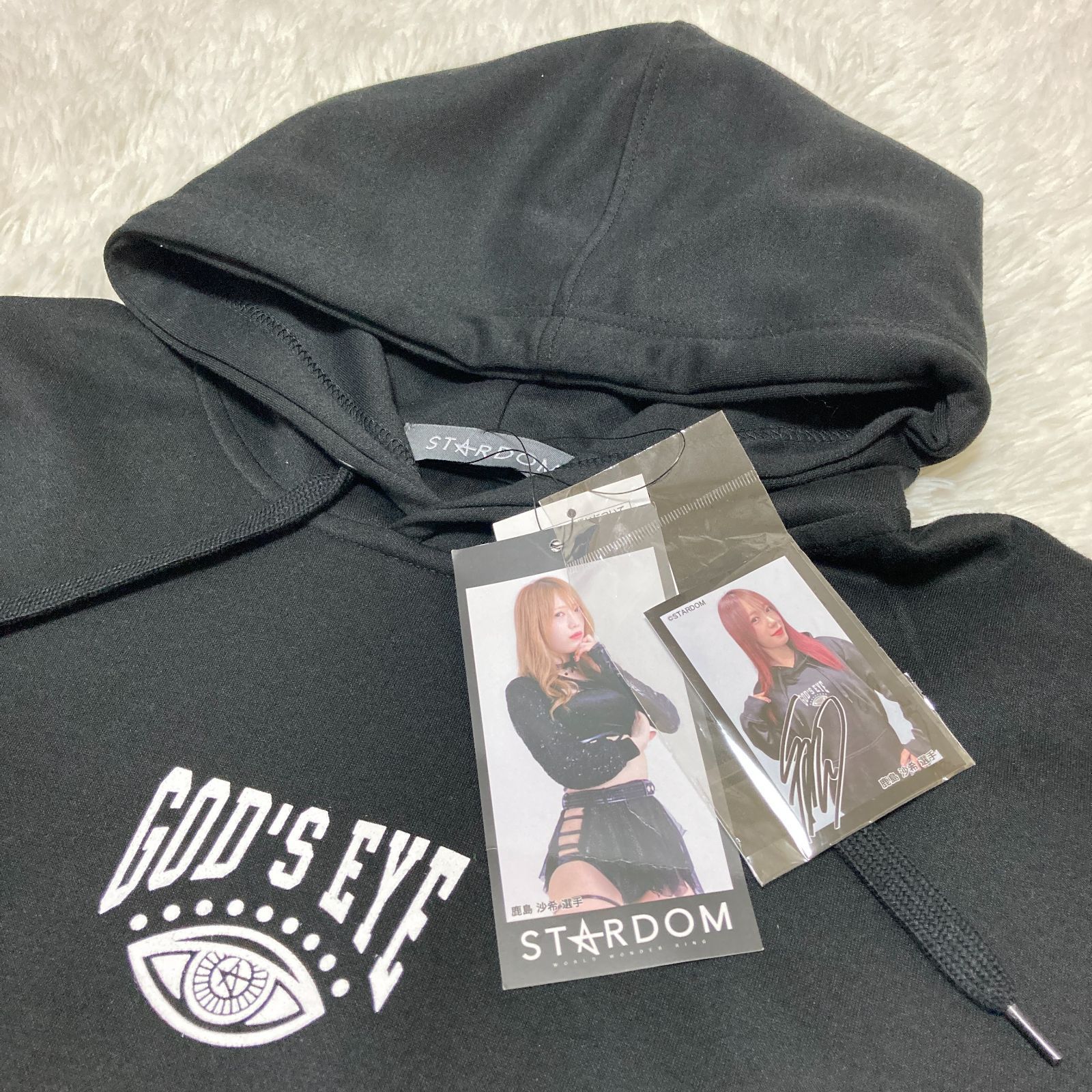 スターダム STARDAM 女子プロレス 鹿島沙希 GOD'S EYE パーカー - メルカリ