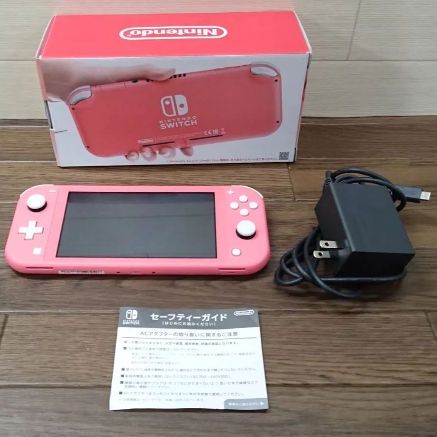 Nintendo Switch Lite ピンク 本体とACアダプター Nintendo Switch