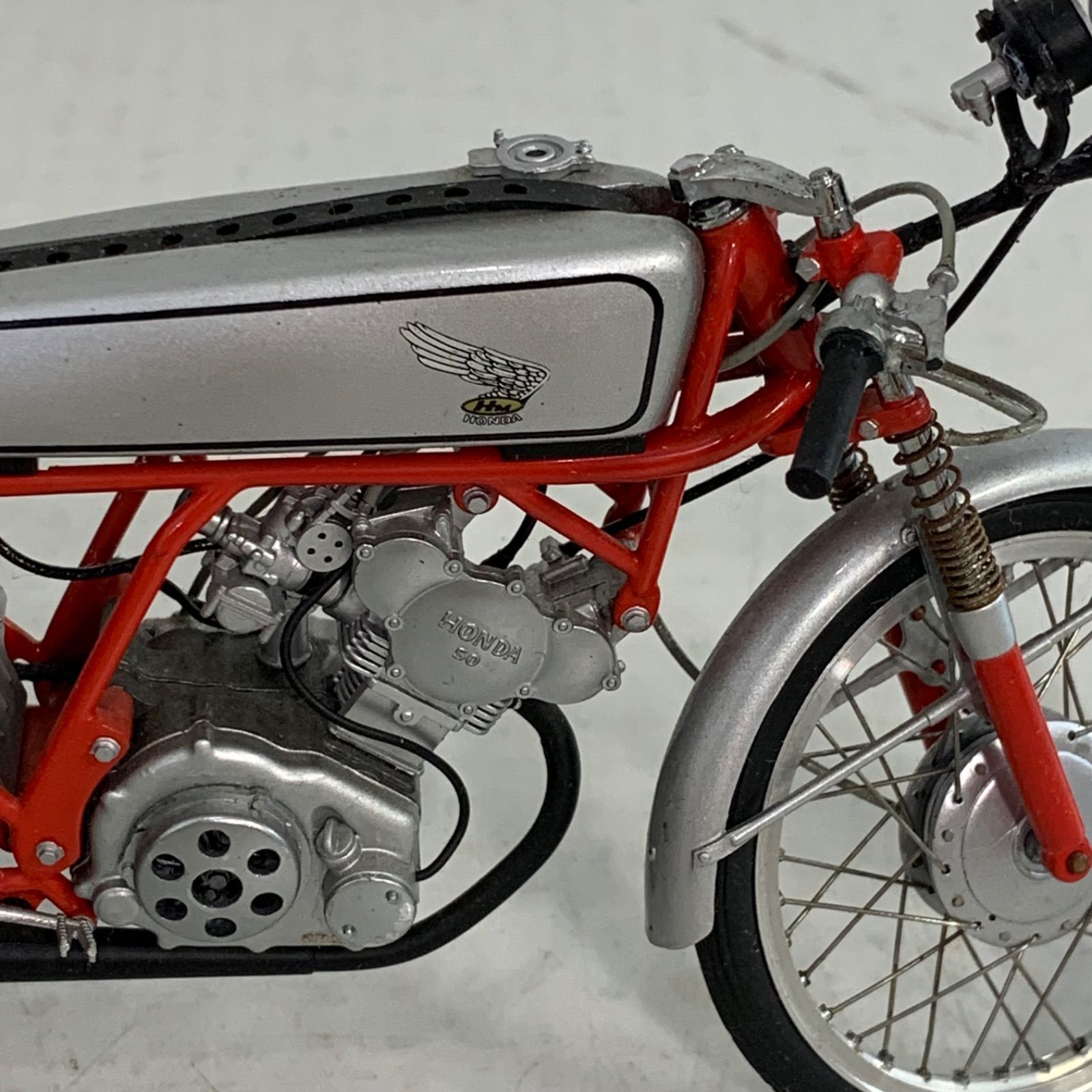 絶版・未展示＞EBBRO エブロ 1/10 Honda CR110 CUB RACING 1962 (RED