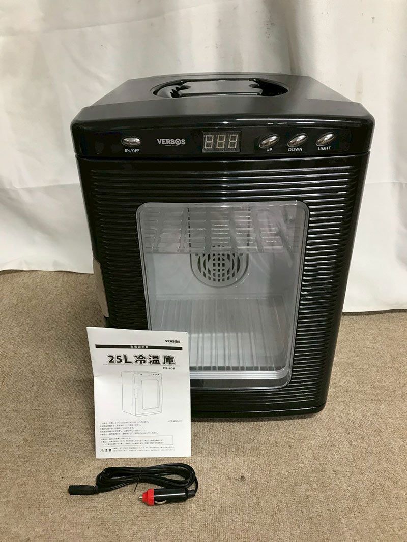 VERSOS ベルソス 冷温庫 VS 430 電源2 取扱説明書 AC・DC給電コード付属