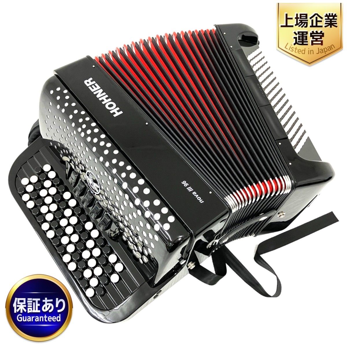 HOHNER nova III 96 クロマチック ボタン アコーディオン E♭ - B