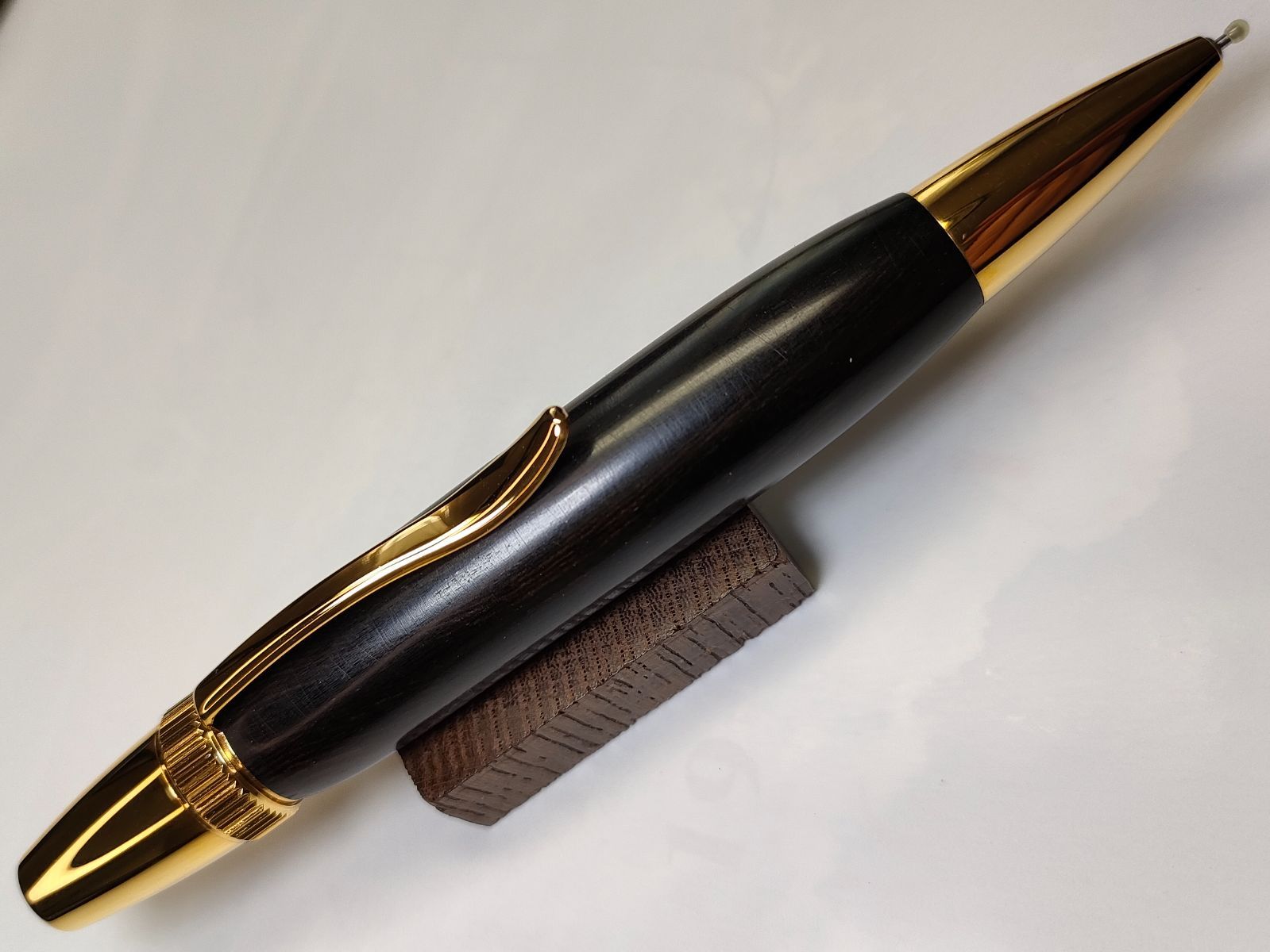 幻の銘木【青黒檀】パトリオットボールペン 幻の銘木【青黒檀