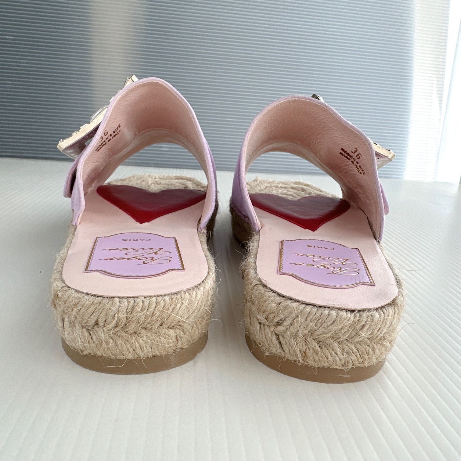 ロジェヴィヴィエ エスパドリーユ ストーン付き サイズ37 【公式通販】