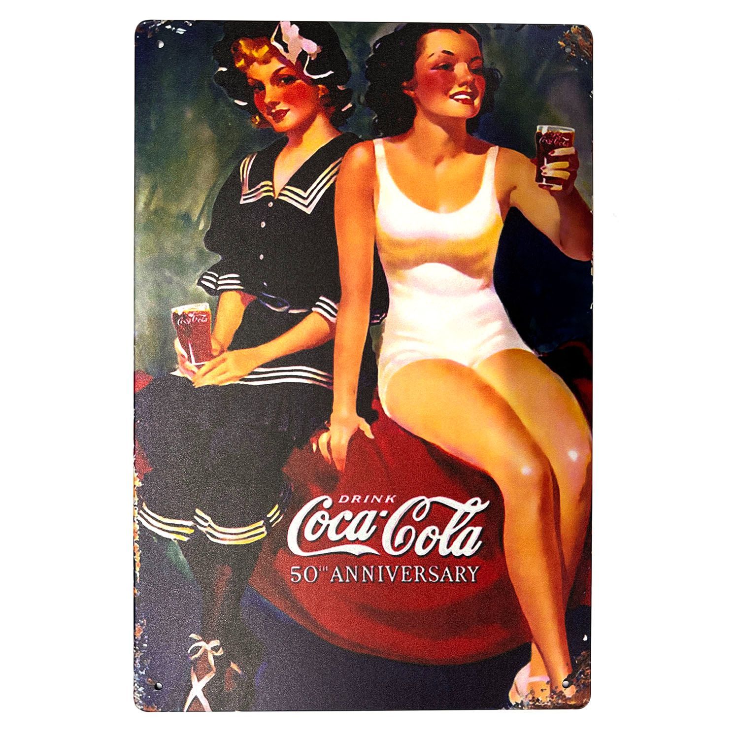 kazu】コカコーラ サインボード 看板 アメリカン雑貨 ガレージ 木製