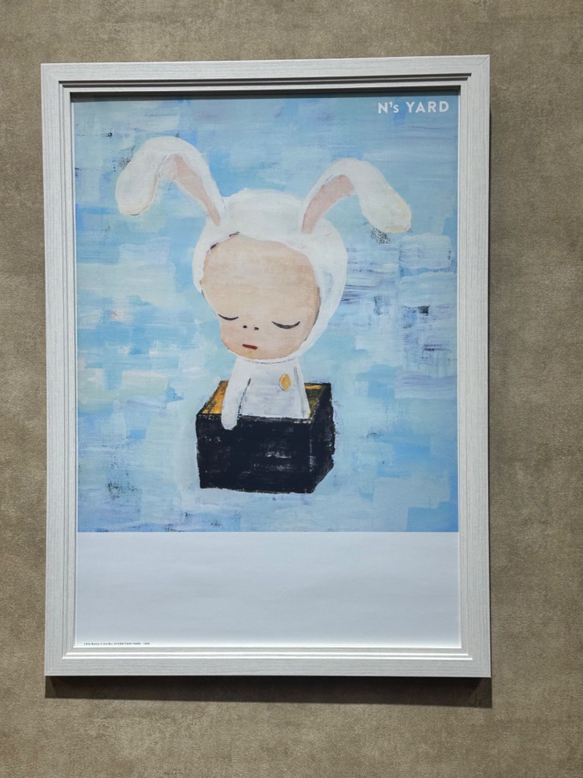 額付】【真作】奈良美智「Little Bunny in the Box」オフセット