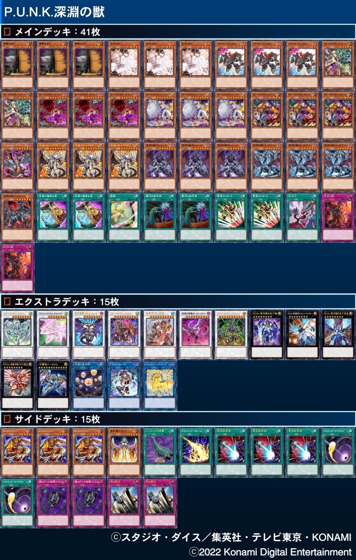 新弾で強化された【P.U.N.K.×深淵の獣】解説｜どつ