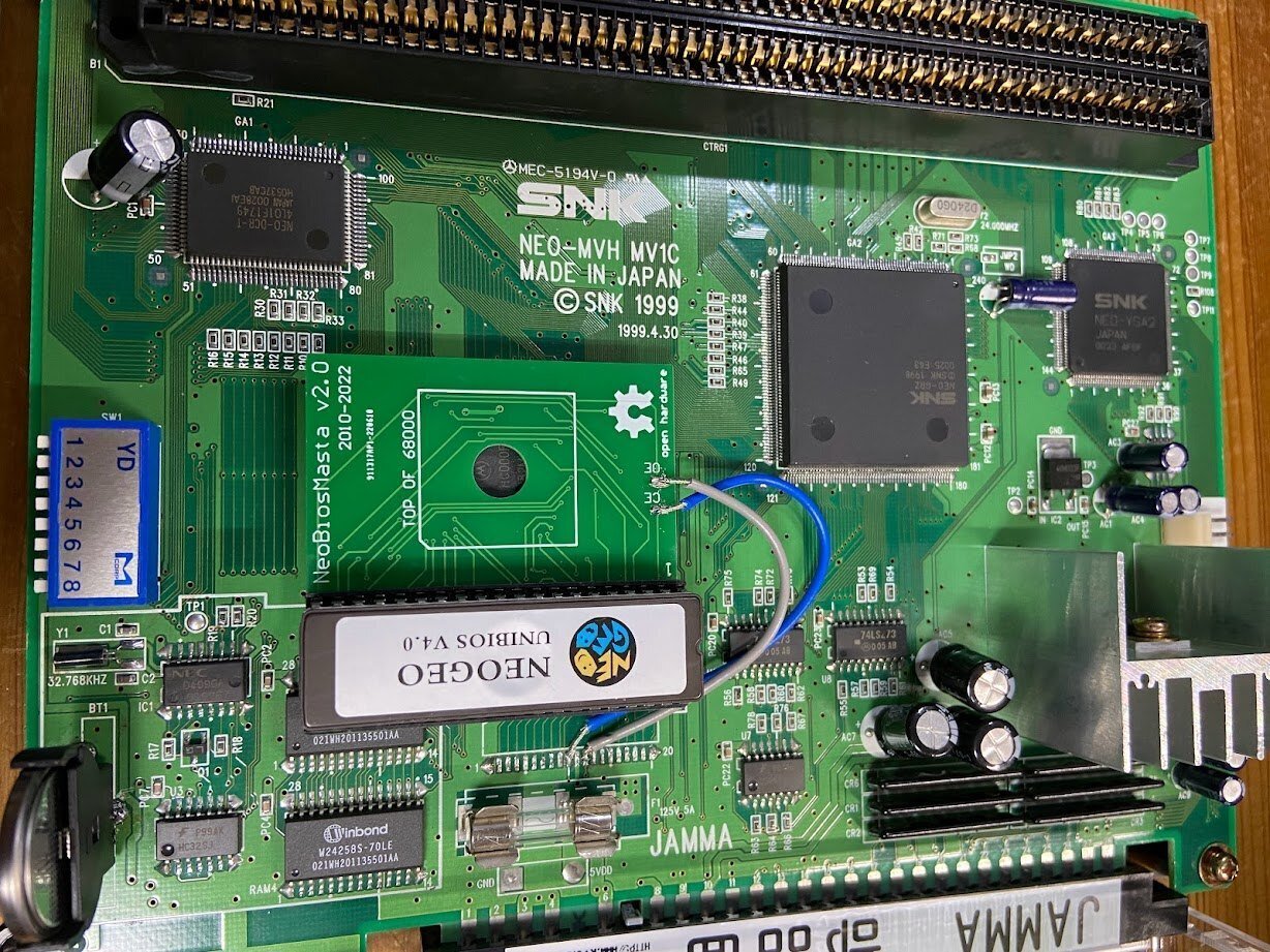 ジャンク基板 MVSマザーボード MV-1F Z80エラー SNK MVS NEOGEO
