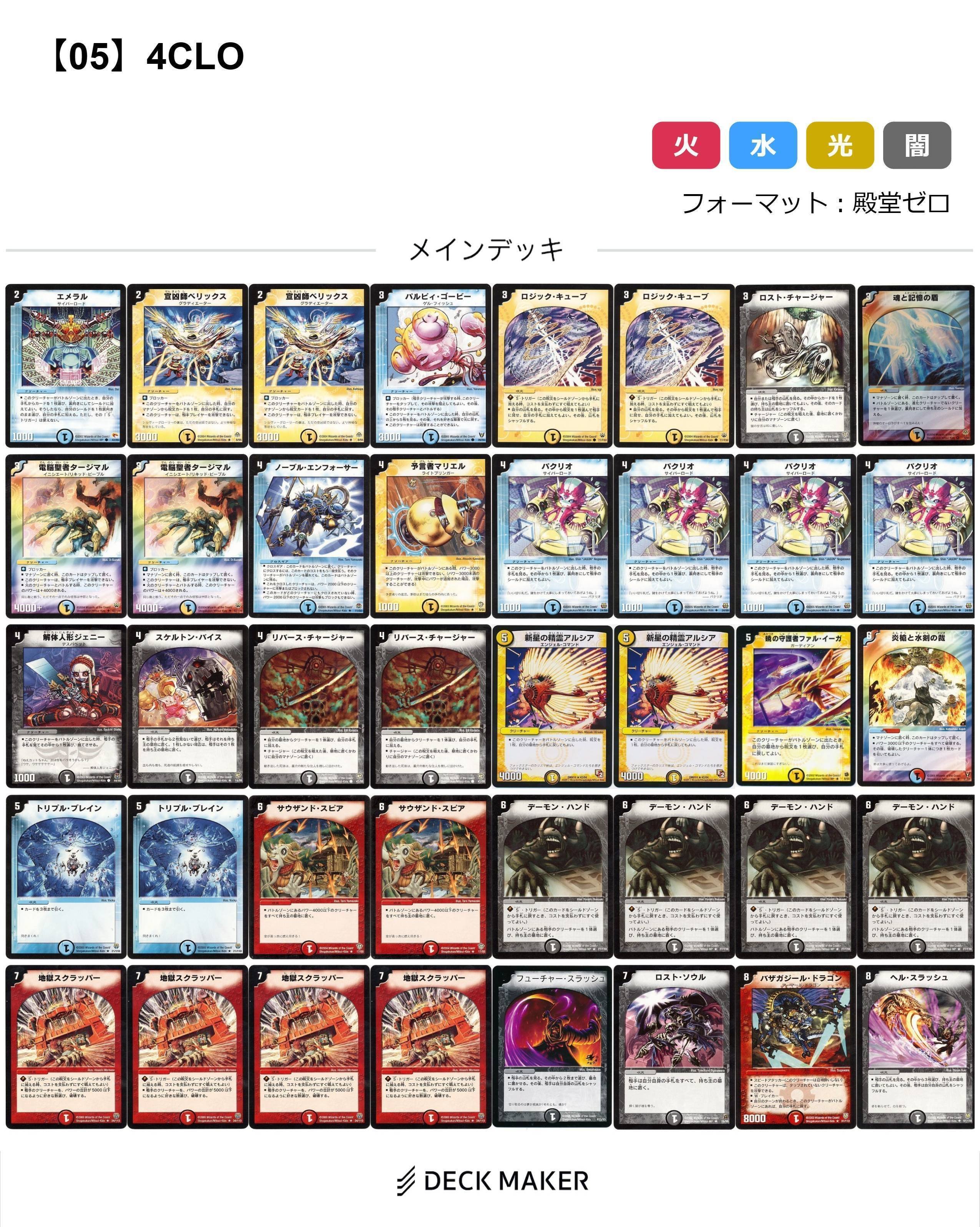 デュエマ】4CLOコンについて【#デュエマクラシック05】｜ぶぶんぶんぶん