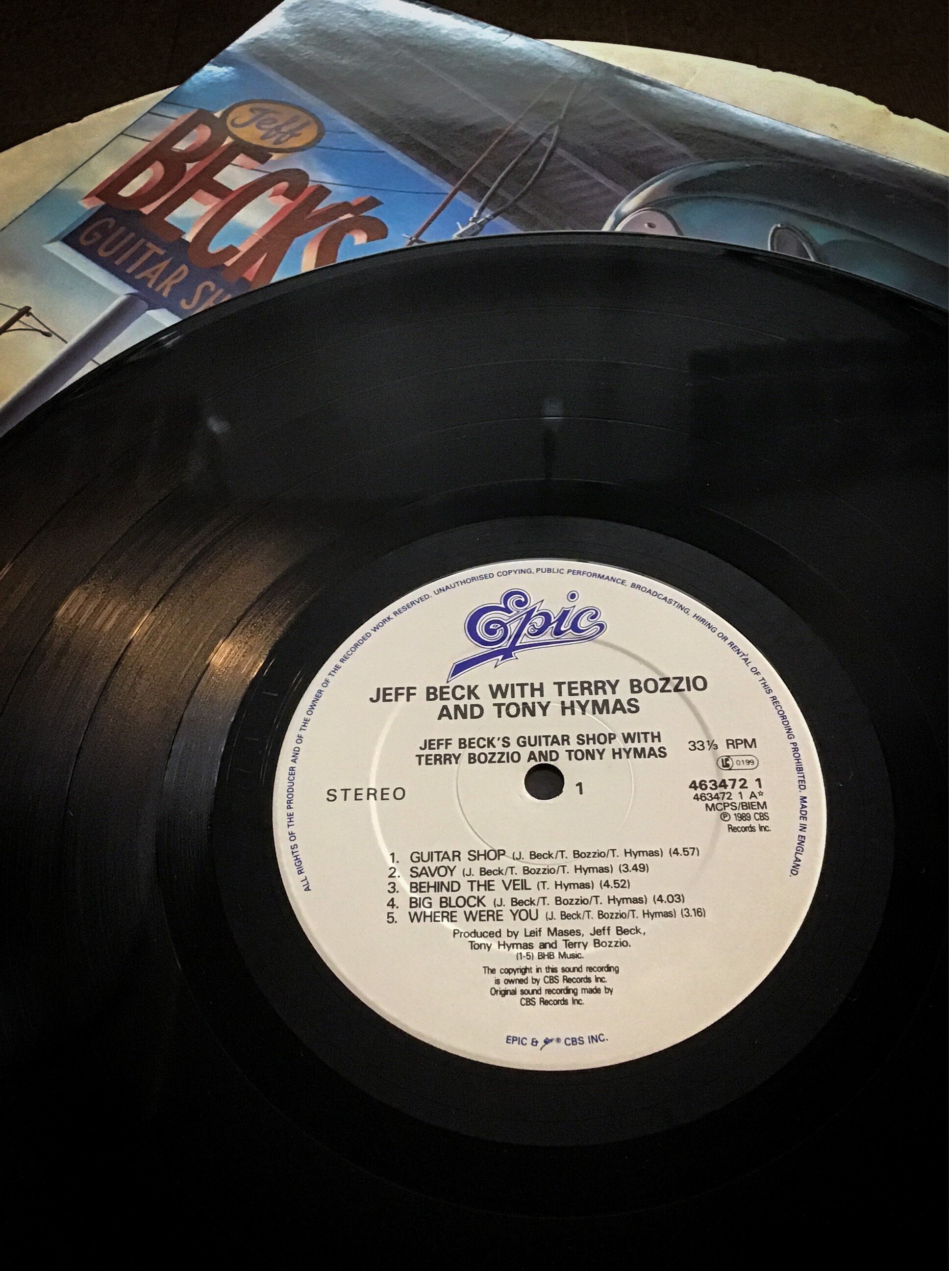 Jeff BeckさんとRitchie Blackmoreさん。（アナログレコードのお話し