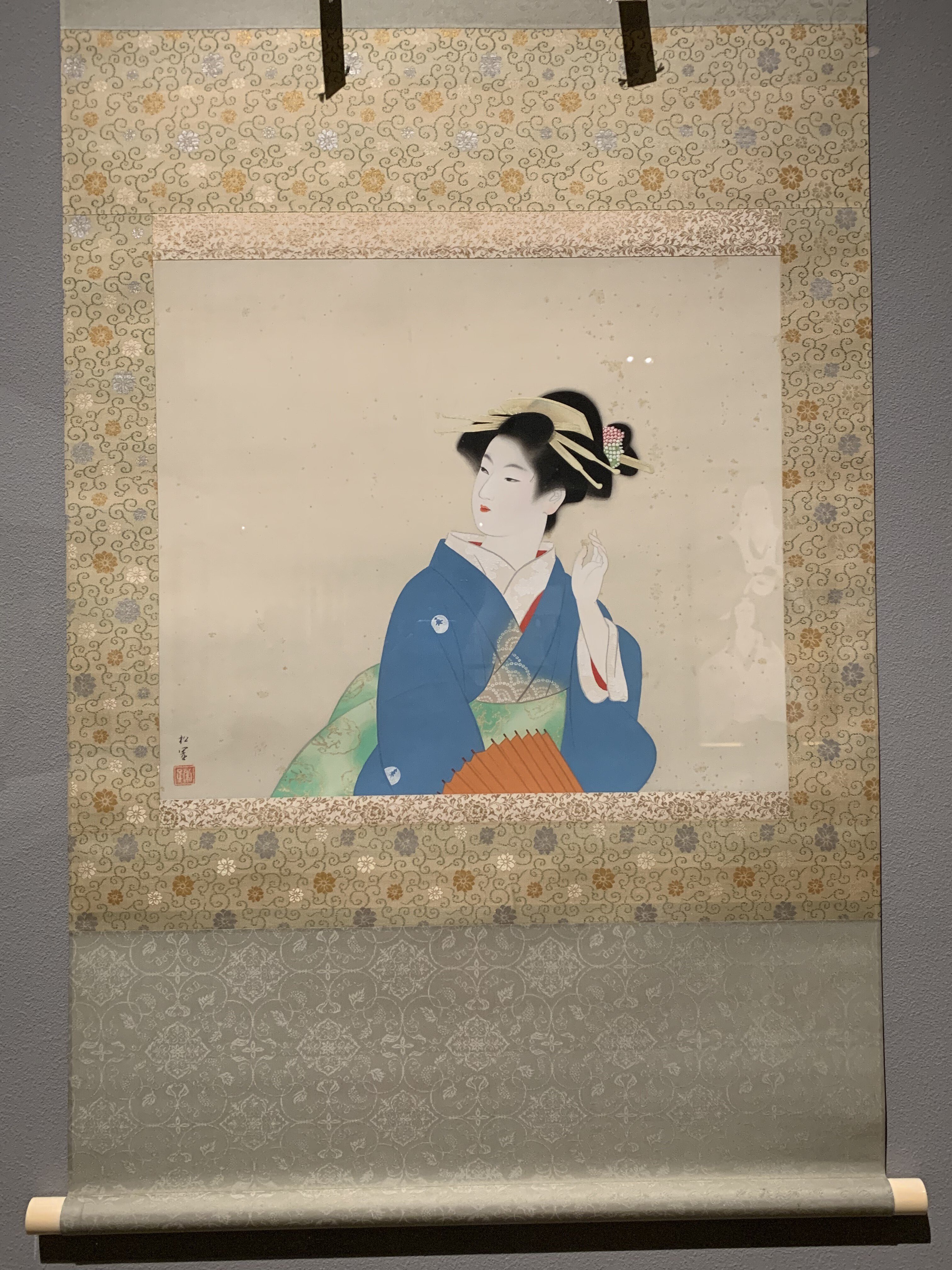 上村松園が描くこんもり髪を触ってみたい【山種美術館】【日本画