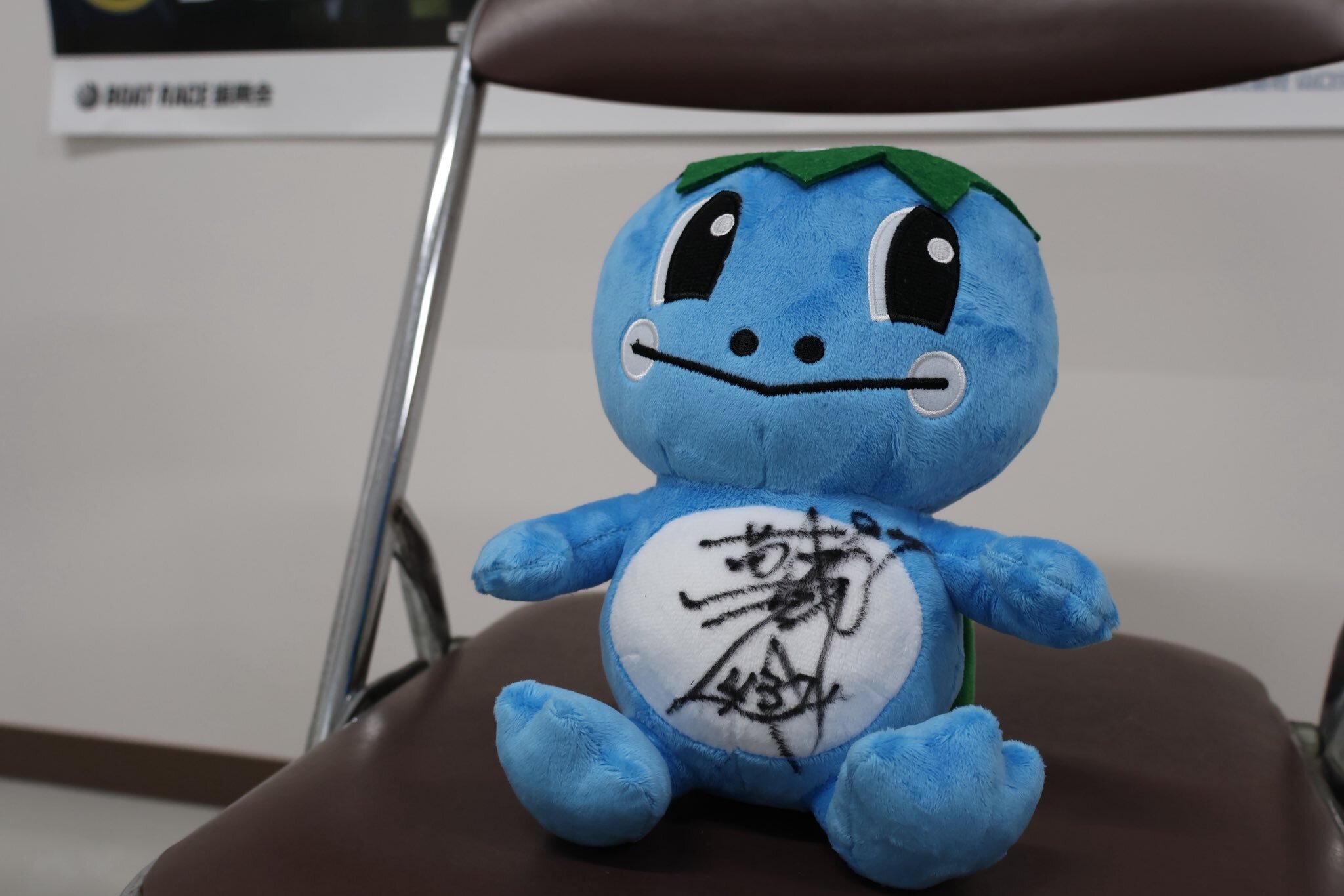 若松】西山貴浩選手サイン入り！あなたのもとにかっぱくん（ぬいぐるみ